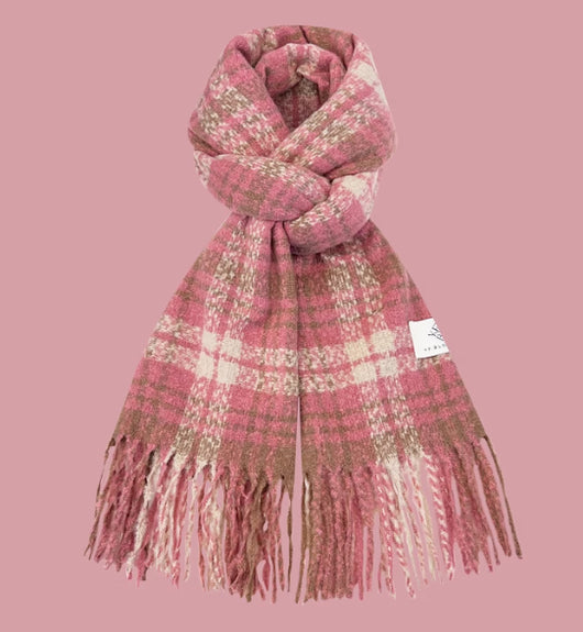 Bufanda Escocesa de Imitación Cachemira para Mujer - Cálida y Versátil - Image 23