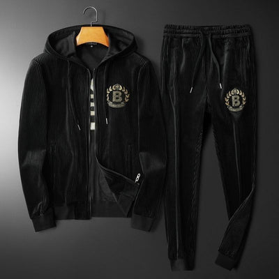 Conjunto de Sudadera con Capucha y Pantalón Jogger para Hombre - Estilo Casual Otoño Invierno - Image 13