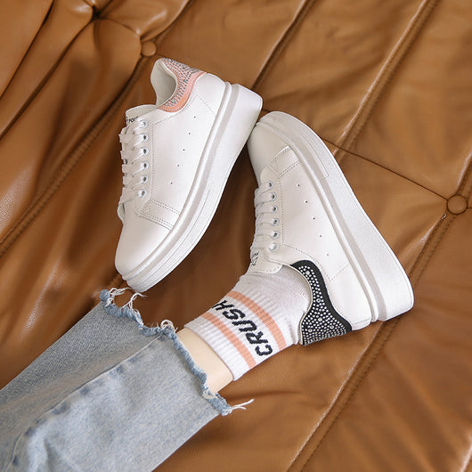 Tenis Blancos con Suela Gruesa para Mujer - Colección Otoño - Image 9