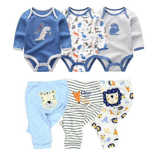 Conjuntos de Bodys y Pantalones de Algodón para Bebé Niña