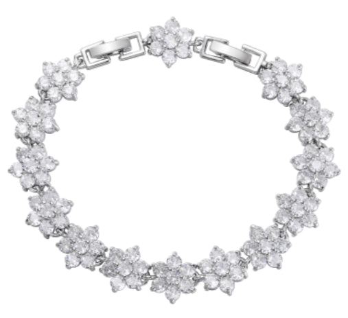 Pulsera Lotus de Diamantes Azules para Hombre - Cadena de Tenis Hip Hop Dopamina - Image 6