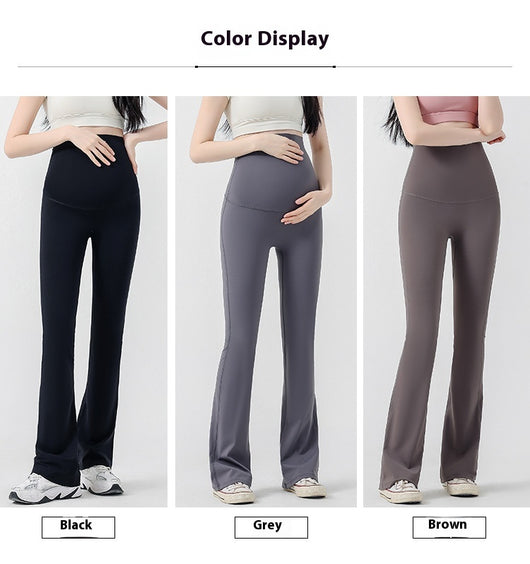 Pantalones Yoga Premamá Acampanados - Comodidad y Estilo para el Embarazo - Image 29