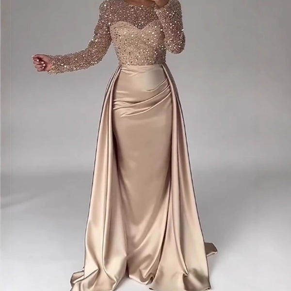 Vestido de Noche Reina de Lentejuelas Deslumbrante