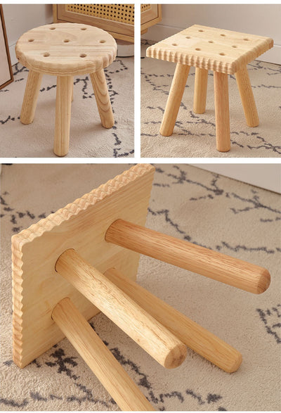 Banco de Madera Maciza Minimalista para Sala de Estar - Image 13