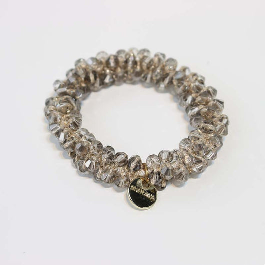 Anillo de Cabello Cristal Perla con Banda Elástica Trenzada - Image 8