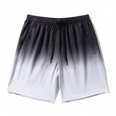 Pantalones Cortos Deportivos Ice Silk Degradado para Hombre - Ideales para Playa y Verano - Image 6