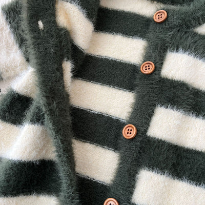 Pijama Enterizo para Bebé con Pelaje de Visón y Rayas - Image 27