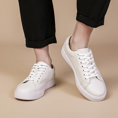 Zapatos de Cuero Genuino Respirable con Suela Gruesa - Estilo Británico Casual y Deportivo - Image 7