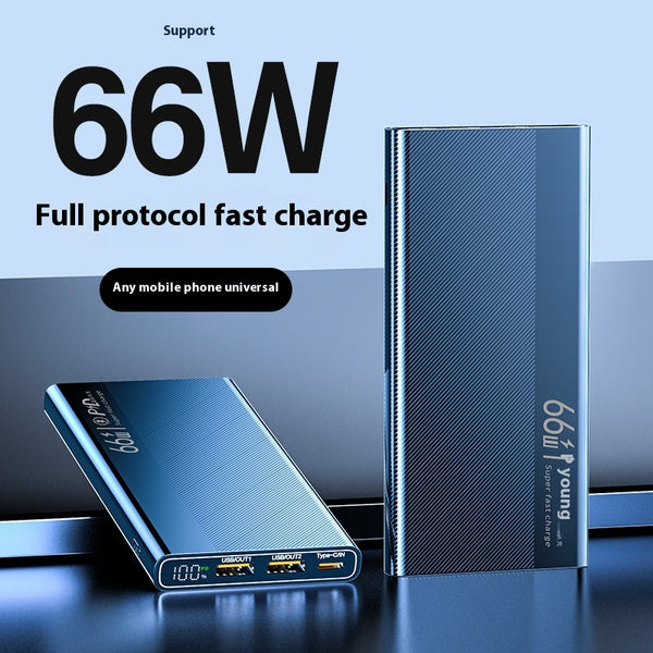 Batería Portátil de Alta Capacidad con Carga Rápida PD 66W