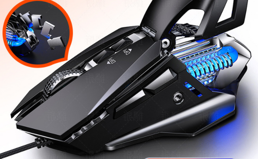 Ratón Gaming Mecánico Silver Eagle G10 con Cable - Image 3