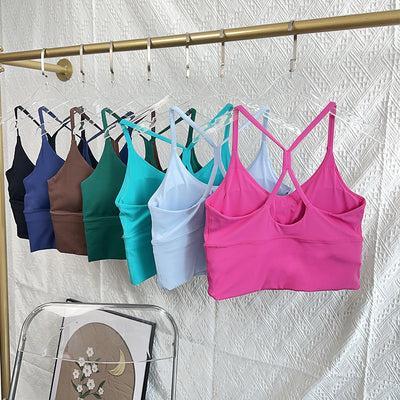 Top Deportivo Mujer Slim con Tirantes Finos - Colores Sólidos - Image 18