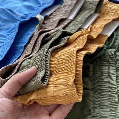 Pantalones Cortos Casuales de Algodón Puro con Cintura Elástica para Hombre - Image 22