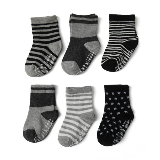 Calcetines Antideslizantes Infantiles a Rayas - Image 11