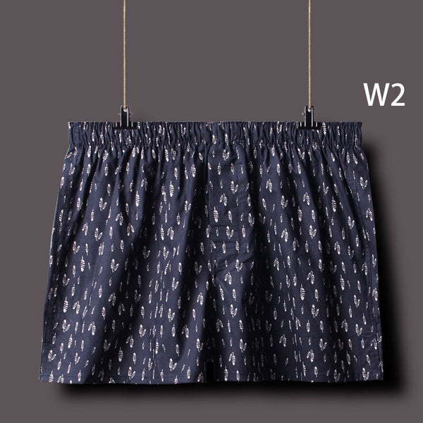 Calzoncillos Tipo Boxer de Algodón Puro Holgado con Diseño de Cuatro Esquinas Talla XL