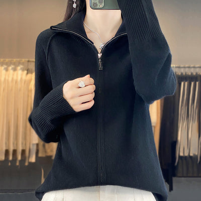 Cardigan de Lana Cuello Alto para Mujer - Colección Otoño Invierno - Image 5