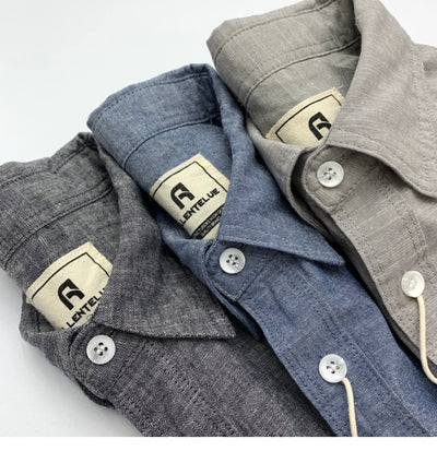 Camisa Retro de Lino y Algodón para Hombre - Estilo Japonés Transpirable - Image 22