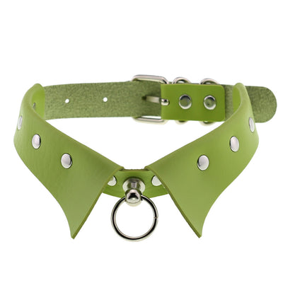 Collar Punk de Cuero Personalizado - Diseño Minimalista y Moderno - Image 10