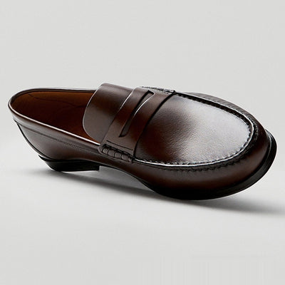 Mocasín Retro de Cuero Genuino para Hombre - Confección Artesanal Resistente - Image 4