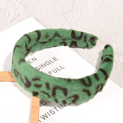 Diadema Estampado Leopardo Suave y Esponjosa - Image 6