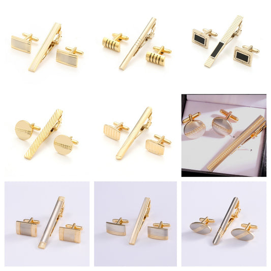 Juego de Gemelos y Clip de Corbata Ejecutivo para Hombre - Image 2