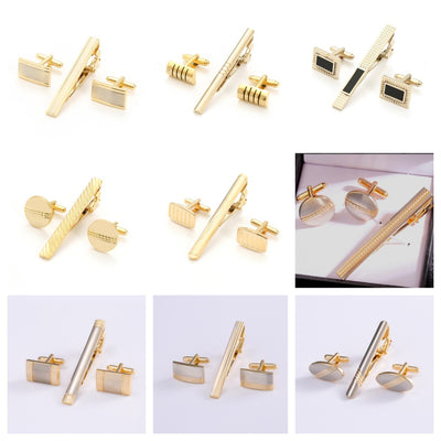 Juego de Gemelos y Clip de Corbata Ejecutivo para Hombre - Image 2