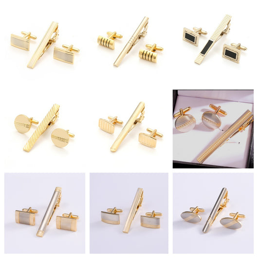 Juego de Gemelos y Clip de Corbata Ejecutivo para Hombre - Image 2
