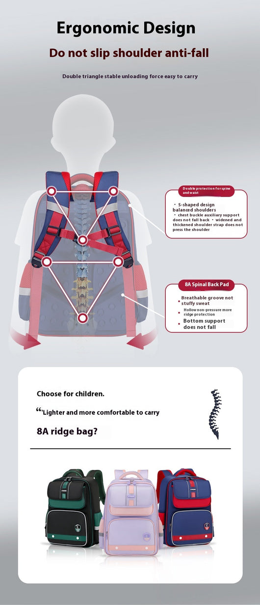 Mochila Escolar Infantil de Gran Capacidad, Ligera y Transpirable - Image 24
