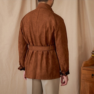 Chaqueta Vintage de Gamuza para Hombre - Casual y Profesional - Image 5