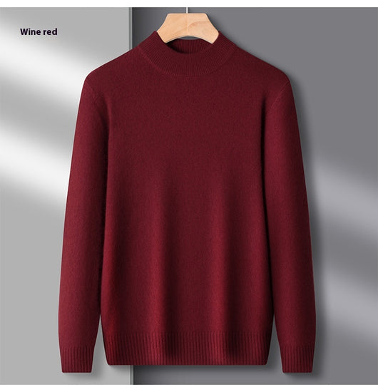 Suéter Cuello Alto Casual para Hombre - Diseño Minimalista Versátil - Image 22