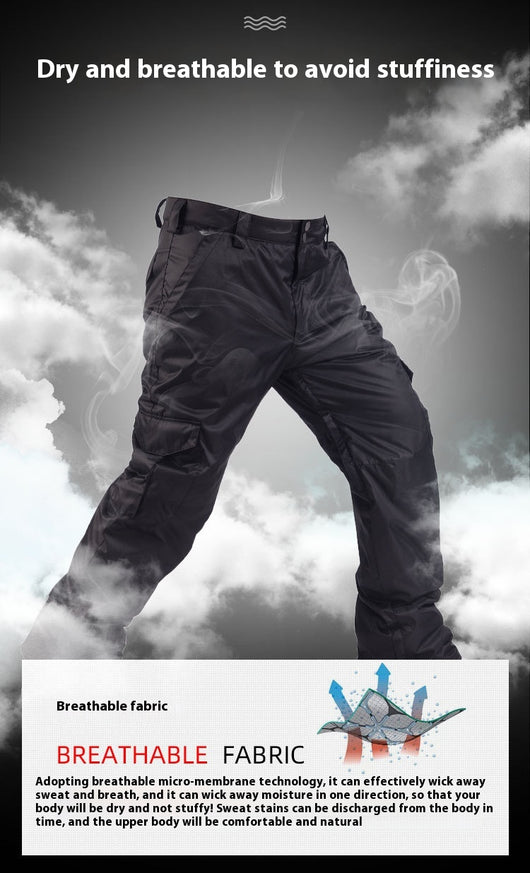 Pantalones de Esquí Hombre Acolchados Corte Relajado - Image 23