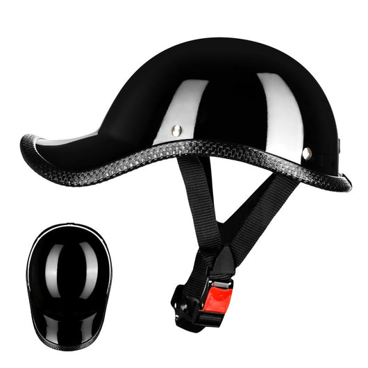 Casco Retro Eléctrico con Batería para Motocicleta - Protección de Seguridad Media - Image 4