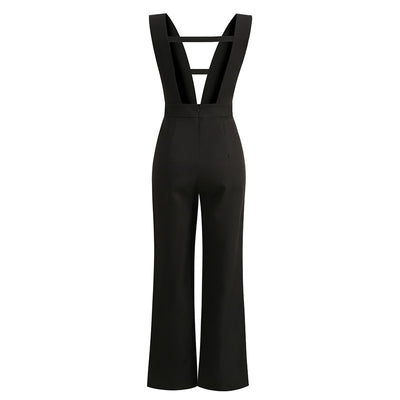 Jumpsuit Ajustado Europeo con Cintura Realzada - Image 7
