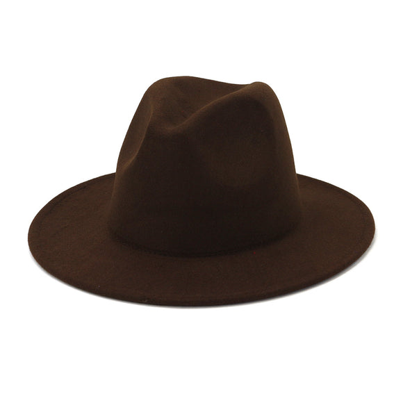 Sombrero Fedora de Dos Caras con Colores Intercambiables