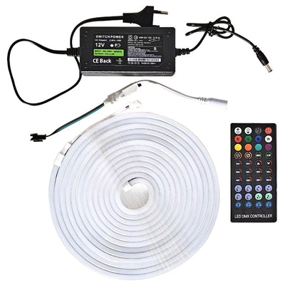 Tira de Luz Neon LED Multicolor de Bajo Voltaje Flexible - Image 17