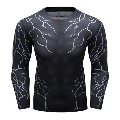Pantalones Deportivos Yoga Hombre Cuello Redondo Impresión 3D Transpirables - Image 14