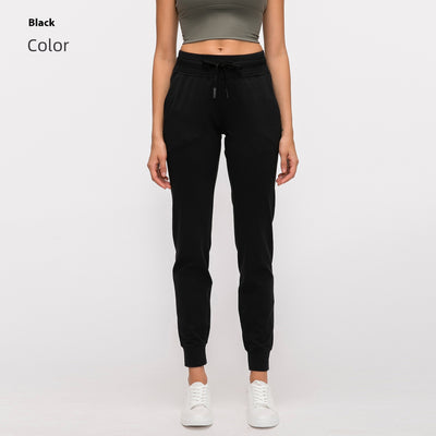 Pantalones Yoga Cintura Alta Mujer con Cordón Secado Rápido Elásticos - Image 6