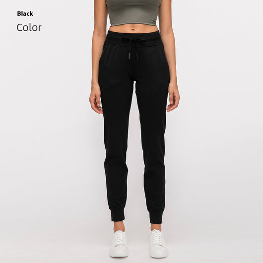 Pantalones Yoga Cintura Alta Mujer con Cordón Secado Rápido Elásticos - Image 6