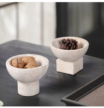 Bandeja de Mármol Natural para Frutas y Decoración de Escritorio - Image 10