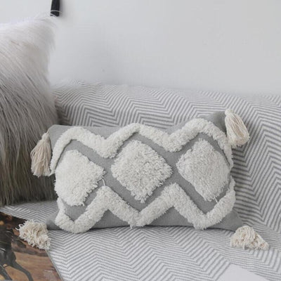 Cojín Decorativo Tufted Canvas con Relleno Acolchado - Image 3