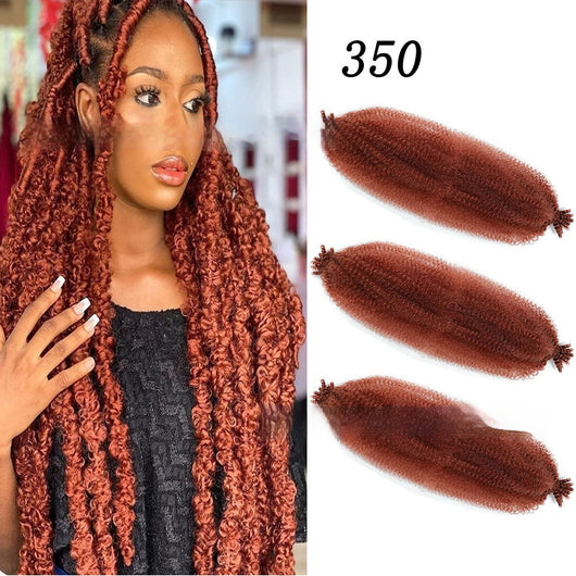 Peluca Crochet Afro Rizado con Cabello Sintético - Trenzas y Dreadlocks - Image 12