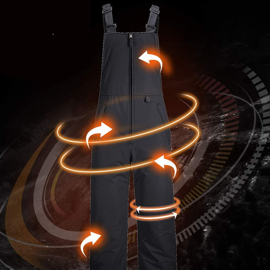 Pantalones de Esquí para Hombre Impermeables con Carga USB