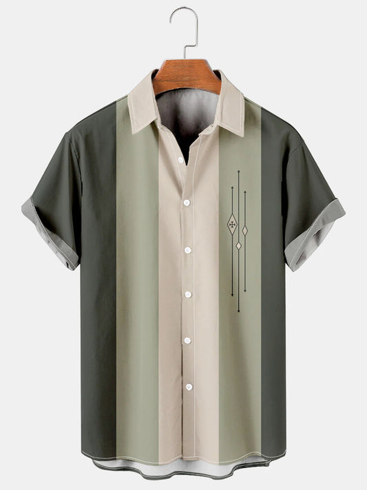 Camisa Hawaiana Estampada Casual para Hombre - Perfecta para Vacaciones de Verano - Image 2