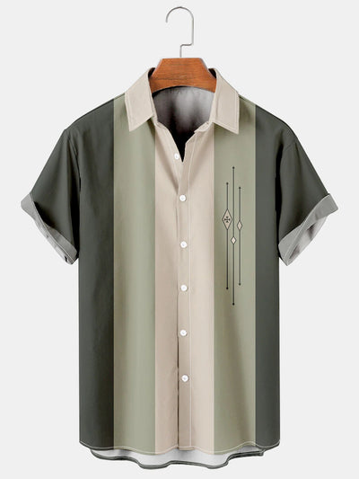 Camisa Hawaiana Estampada Casual para Hombre - Perfecta para Vacaciones de Verano - Image 2