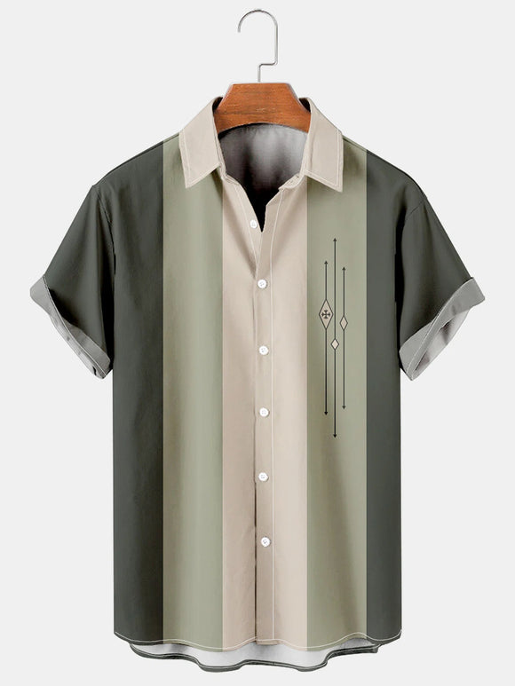 Camisa Havaiana Estampada Casual Masculina - Perfeita para Férias de Verão