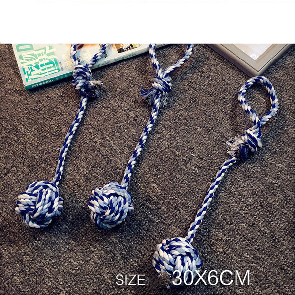 Juguete Mordedor de Cuerda de Algodón Resistente para Perros - Image 3
