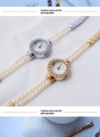 Reloj Pulsera de Perlas Agua Dulce 6A Natural - Diseño Versátil de Alta Gama - Image 8