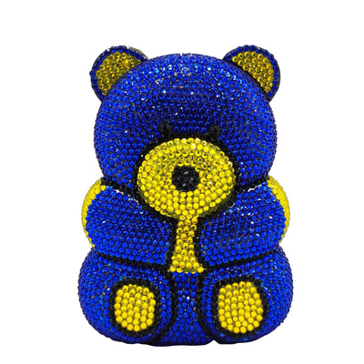 Bolso de Fiesta con Diseño de Osito y Cristales Brillantes - Image 14