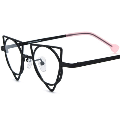 Gafas Graduadas Cat-eye Titanio Ultraligero con Lentes de Color - Image 7