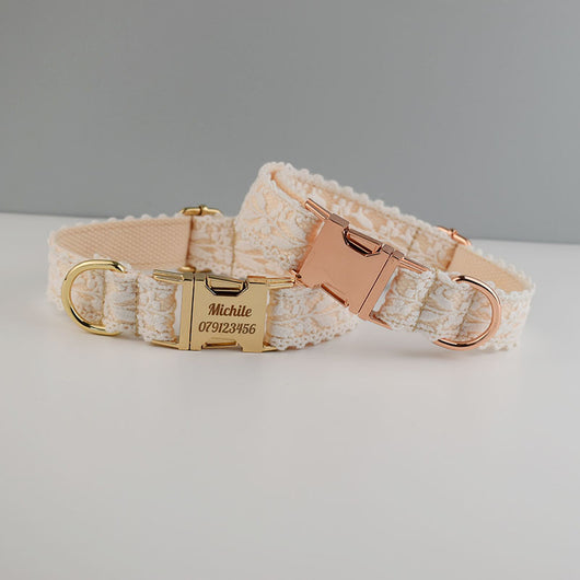 Collar para Mascotas con Moño de Encaje y Hebilla Metálica - Image 9