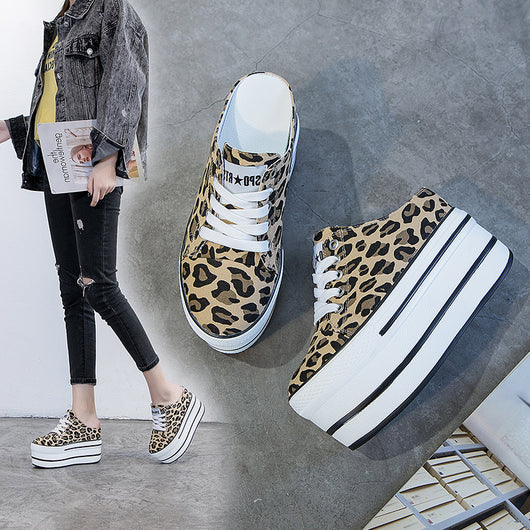 Zapatillas Canvas Casuales con Plataforma Interna para Mujer - Image 11